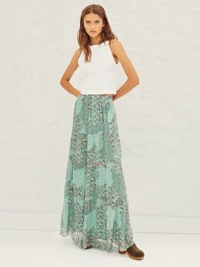 ba&sh Obbie Maxi Skirt NWT